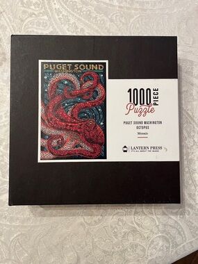 Puget Sound Washington Octopus 1000-Piece Puzzle - Mosaic EUC